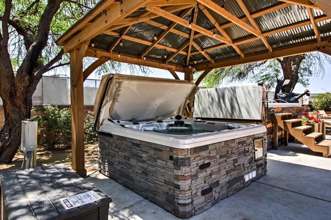 Pet-Friendly Tucson Casita Shared Hot Tub And Porch Villa Buitenkant foto