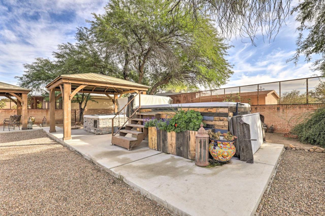 Pet-Friendly Tucson Casita Shared Hot Tub And Porch Villa Buitenkant foto